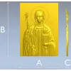 Икона Святой равноапостольной Нины - STL рельеф для ЧПУ