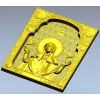 Saint Sophia icon STL 3D model for CNC carving
