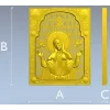 Saint Sophia icon STL 3D model for CNC carving