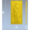 Икона "Святая Татьяна" - 3D модель в формате STL для ЧПУ