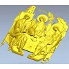 STL модель "Святая Троица" - 3D рельеф для ЧПУ