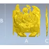 STL модель "Святая Троица" - 3D рельеф для ЧПУ