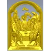 Святая Троица - рельефная икона в формате STL для ЧПУ