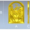 Святая Троица - рельефная икона в формате STL для ЧПУ