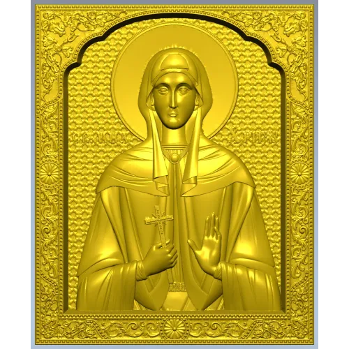 Saint Christina STL 3D model for CNC carving