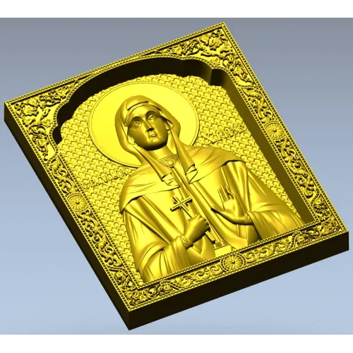 Saint Christina STL 3D model for CNC carving
