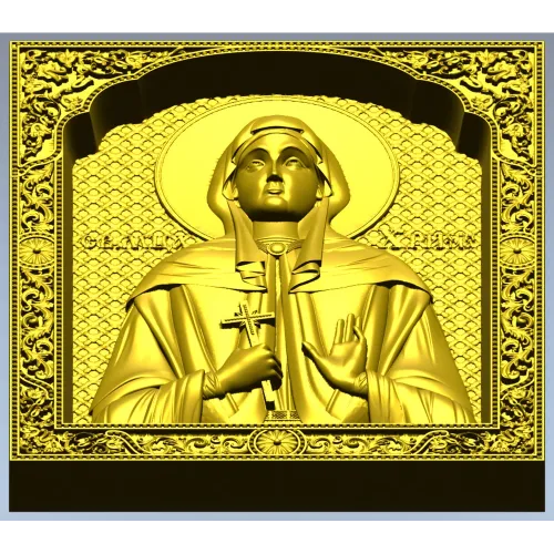 Saint Christina STL 3D model for CNC carving