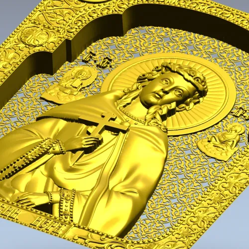 Икона "Святая мученица Вера" - 3D модель в формате STL для ЧПУ