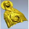 3D модель иконы Святой мученицы Евгении в формате STL для ЧПУ