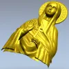 3D модель иконы Святой мученицы Евгении в формате STL для ЧПУ