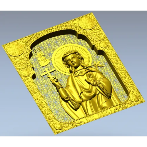 Икона Святая мученица Любовь - STL 3D модель для ЧПУ