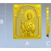 Икона Святая мученица Любовь - STL 3D модель для ЧПУ