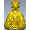 Святая мученица Людмила Чешская - 3D модель (STL) для ЧПУ