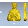 Святая мученица Людмила Чешская - 3D модель (STL) для ЧПУ