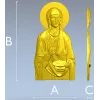 Икона святой мученицы Параскевы - 3D модель в формате STL для ЧПУ