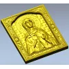 Saint Tatiana Icon - High-Relief STL 3D Model for CNC