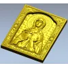 Saint Tatiana Icon - High-Relief STL 3D Model for CNC