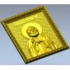Икона святителя Александра Свирского - 3D STL рельеф