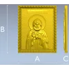 Икона святителя Александра Свирского - 3D STL рельеф