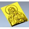 Богородица с Непорочным Сердцем - 3D модель STL для ЧПУ