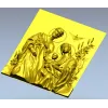 3D модель STL - икона "Святое Семейство" для ЧПУ
