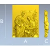 3D модель STL - икона "Святое Семейство" для ЧПУ