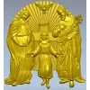 Holy Family bas-relief STL for CNC