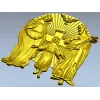 Holy Family bas-relief STL for CNC