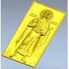 Икона Святой Анатолий - 3D STL модель для ЧПУ