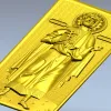 Икона Святой Анатолий - 3D STL модель для ЧПУ