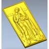 Икона Святой Князь Борис - 3D STL панель для ЧПУ