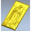 Икона Святой Князь Борис - 3D STL панель для ЧПУ