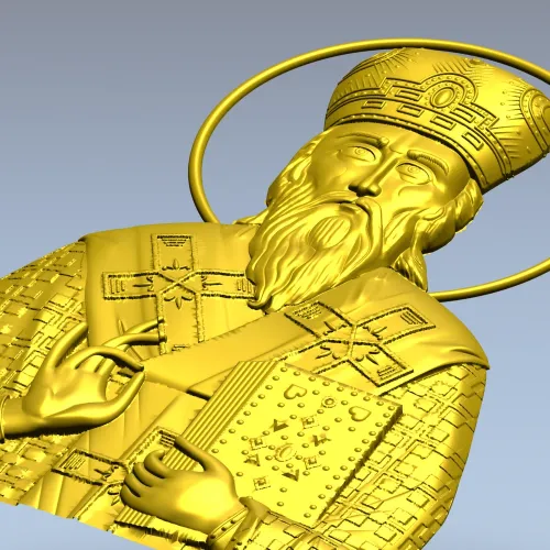 3D модель Святитель Василий Великий - STL для ЧПУ