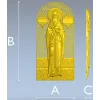 Святой Геннадий Костромской - рельефная 3D модель (STL) для ЧПУ