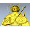 Saint George High-Relief STL for CNC