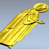 Святой Давид - рельефная 3D модель STL для ЧПУ