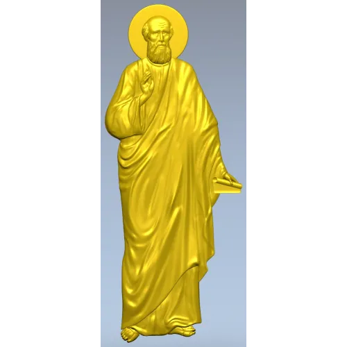 3D модель STL - Святой Елисей (рельеф)