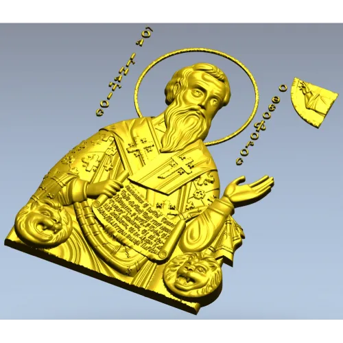 Святой Игнатий Богоносец - 3D модель STL для ЧПУ