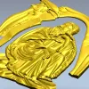 Saint Elijah high-relief STL for CNC
