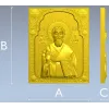 STL модель иконы Святителя Киприана - 3D модель для ЧПУ