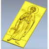 Святой Леонид - барельефная 3D модель (STL) для ЧПУ