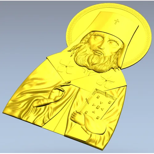 Святитель Лука - рельефная 3D модель (STL) для ЧПУ