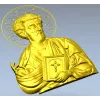 Святой Лука - рельефная 3D модель в формате STL для ЧПУ