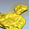Святой Лука - рельефная 3D модель в формате STL для ЧПУ