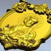 Святой Лука - 3D модель STL для ЧПУ, резной киот