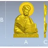 3D модель STL - барельеф "Святой Марк"