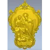 3D модель STL - Икона Святой Матфей (рельеф)
