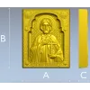 Saint Martyr Anatoly - high-relief STL icon for CNC milling
