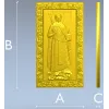 Икона Иоанн-Владимир - рельефная панель STL для ЧПУ
