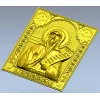 Saint Nikita the Stylite - high-relief STL icon for CNC